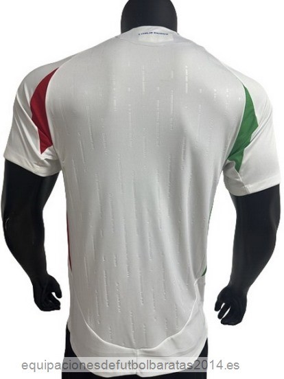 Nuevo 2ª Jugadores Camiseta Italia 2024 Blanco Baratas
